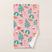 Gingerbread Christmas Badhandtuch Set (Handtuch)