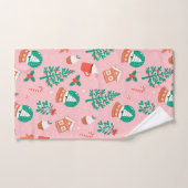 Gingerbread Christmas Badhandtuch Set (Handtuch)