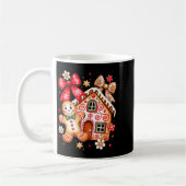 Gingerbread Christmas Bow Christmas House Retro Co Kaffeetasse (Links)