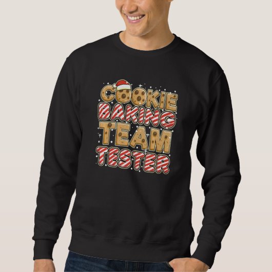 Gingerbread Christmas Cookie Baking Holiday Costum Sweatshirt (Vorderseite)