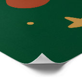 Gingerbread Christmas Fun Poster (Ecke)