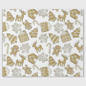 "Gingerbread Christmas" Geschenkpapier (Flach)