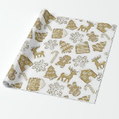 "Gingerbread Christmas" Geschenkpapier (Ungerollt)