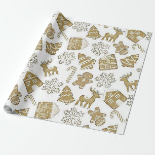 "Gingerbread Christmas" Geschenkpapier