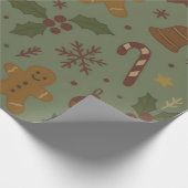 Gingerbread Christmas Paper Geschenkpapier (Ecke)