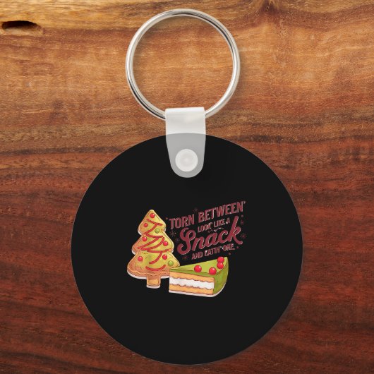 Gingerbread Christmas Tree Cake  Schlüsselanhänger (Vorderseite)