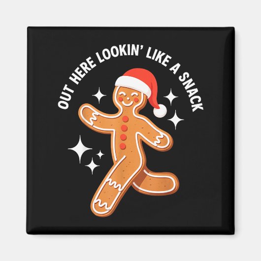 Gingerbread Christmas Xmas Couple Hot Girlfriend - Magnet (Vorne)