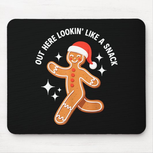 Gingerbread Christmas Xmas Couple Hot Girlfriend - Mousepad (Vorne)
