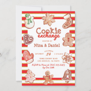 Gingerbread Cookie Exchange - Einladung zu Weihnac