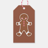 Gingerbread Cookie-Geschenketiketten Geschenkanhänger (Vorderseite)