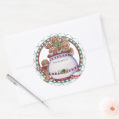 Gingerbread Cookie Jar Label - Aus der Küche von Runder Aufkleber (Umschlag)