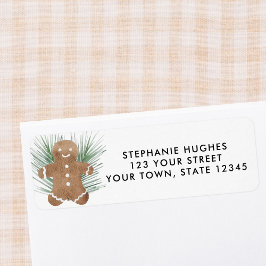 Gingerbread Cookie Return Address