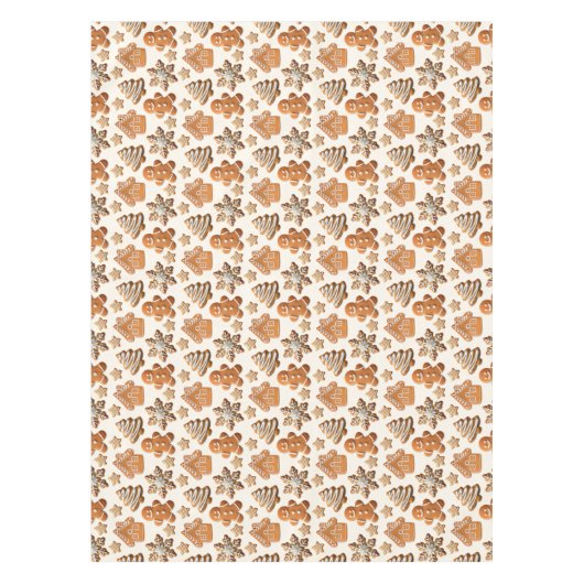 Gingerbread Cookie Tischdecke (Vorderseite)