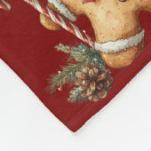Gingerbread Cookies Adorable Boys & Girls Fleecedecke (Ecke)