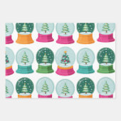 Gingerbread Cookies, Cupcakes & Snow Globes  Geschenkpapier Set (Vorderseite 3)