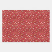 Gingerbread Cookies Hearts Snowflakes Christmas Geschenkpapier Set (Vorderseite)