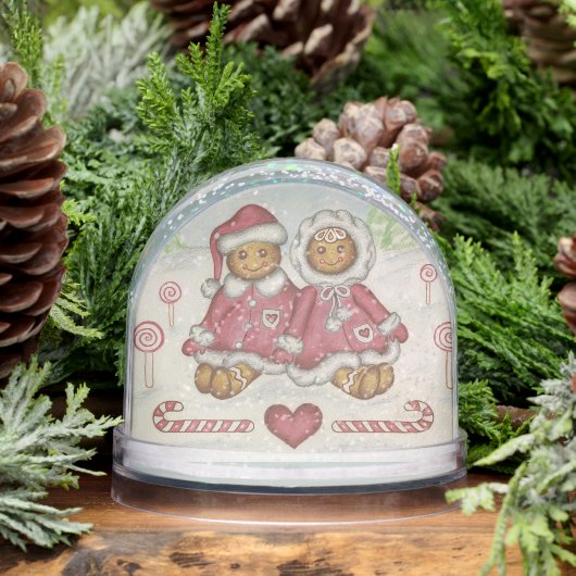 Gingerbread Cookies Snow Globe Schneekugeln (Winter)