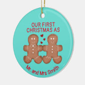 Gingerbread-Cute Keramik Ornament (Links)