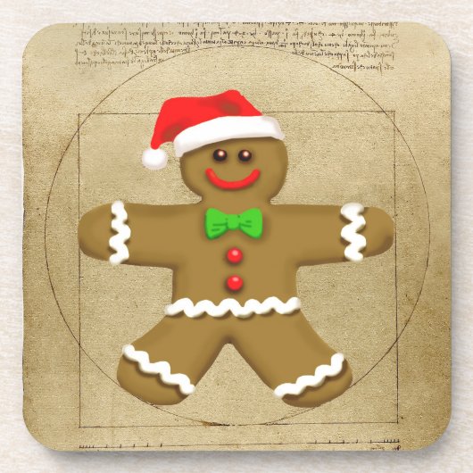 Gingerbread Da Vinci Cork Untersetzer Set (Vorderseite)