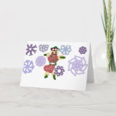 Gingerbread dance karte (Vorderseite)