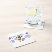 Gingerbread dance rechteckiger pappuntersetzer (Vor Ort)