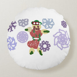 Gingerbread dance  rundes kissen