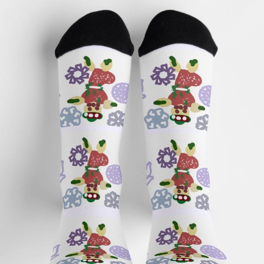 Gingerbread dance socken (Oben)