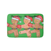 Gingerbread Dancers Badematte (Vorderseite)