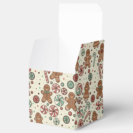 Gingerbread Delight Favor Box Geschenkschachtel (Geöffnet)