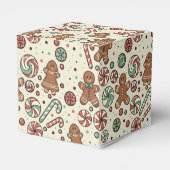 Gingerbread Delight Favor Box Geschenkschachtel (Rückseite)