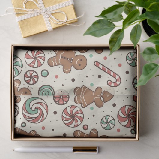 Gingerbread Delight Seidenpapier (Geschenk)