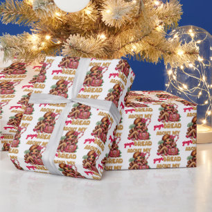 Gingerbread Diva Funny Urban Weihnachten Geschenkpapier