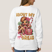 Gingerbread Diva Funny Urban Weihnachten Sweatshirt (Rückseite)
