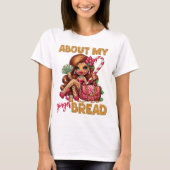 Gingerbread Diva Funny Urban Weihnachten T-Shirt (Vorderseite)