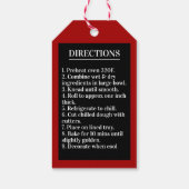 Gingerbread DIY Geschenkanhänger (Rückseite)