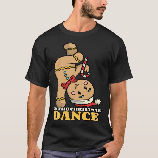 gingerbread do the xmas dance cute T-Shirt (Vorderseite)
