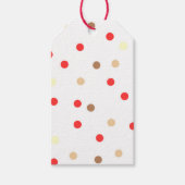 Gingerbread Dots-Gift-Tag Geschenkanhänger (Vorderseite)