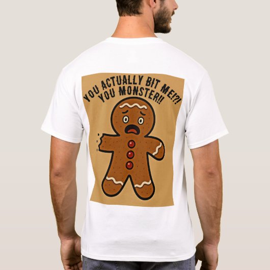 Gingerbread Drama Duo: Bite Me T-Shirt (Rückseite)