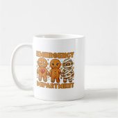 Gingerbread Emergency Department Christmas Nurse D Kaffeetasse (Links)