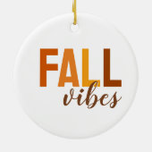 GingerBread Fall Vibes Ornaments  Keramik Ornament (Hinten)