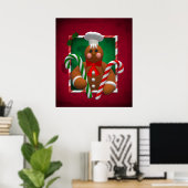 Gingerbread-Familie: Candy Boy Poster (Heimbüro)