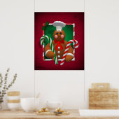 Gingerbread-Familie: Candy Boy Poster (Küche)