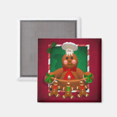 Gingerbread Family Magnet (Vorderseite/Rückseite)