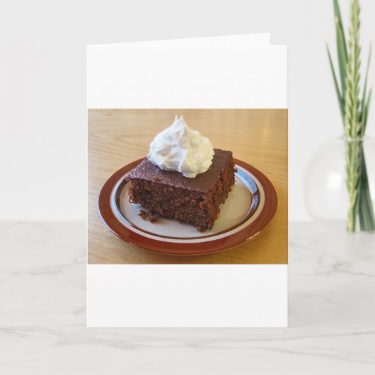 GINGERBREAD FEIERTAGSKARTE (Vorderseite)