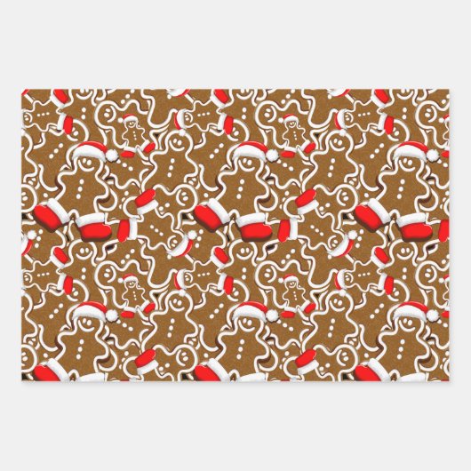 gingerbread, food, baking, bakery, pastries, cooki geschenkpapier set (Vorderseite 3)