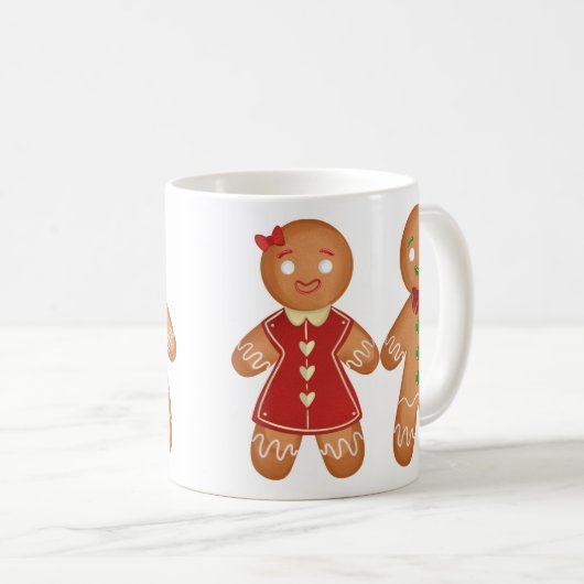 Gingerbread Friends Classic Tasse (VorderseiteRechts)