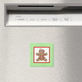 Gingerbread Friends Girl Magnet (In Situ (Geschirrspüler))