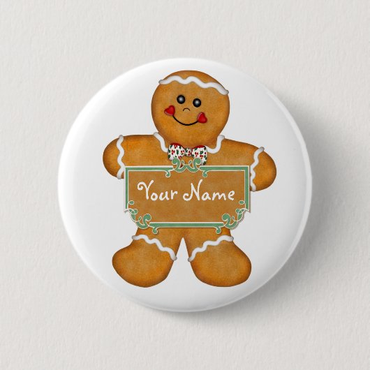 Gingerbread Fun Button (Vorderseite)