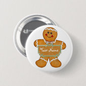 Gingerbread Fun Button (Vorne & Hinten)