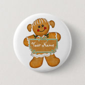 Gingerbread Fun Button (Vorderseite)